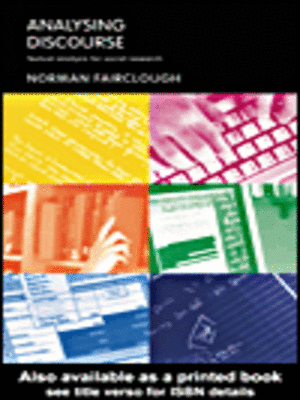 cover image of Analysing Discourse